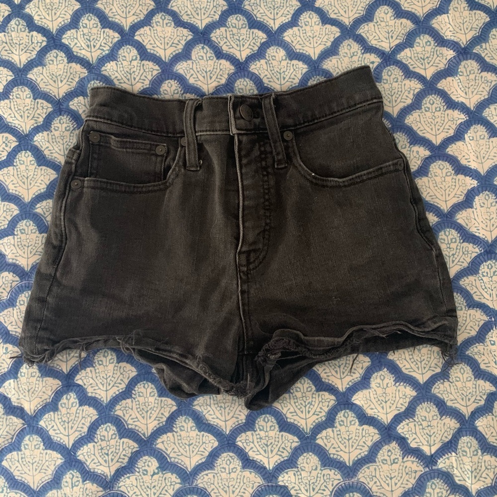 Madewell Black Denim/Jean Shorts